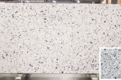 Pental Quartz Arctic Polished (120x56) - $500/slab