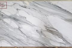 Calacatta Borghini Extra Honed Marble (approx 119x68) [Lot #375]