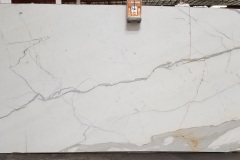 Calacatta Furrer Honed Marble (126x72) [Lot #686] ~ 50% OFF: $4,500