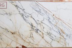 Calacatta Paonazzo Extra Honed Marble (117x67) [Lot #883]