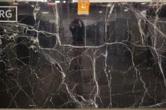 Nero Levanto Polished Marble (approx 123x68) [Lot #286]