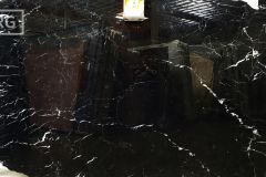 Nero Marquina Polished Marble (109x66) [Lot #543]