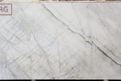 Spider White Honed Marble (110x71) [Lot#463]