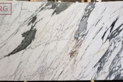 Statuario Cervaiole Honed Marble (117x71)[Lot#967]