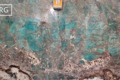 Amazonita Polished Exotic Granite (117x71) [Lot #550]