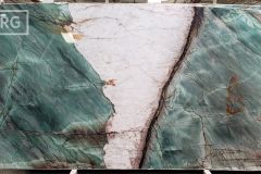 Botanic Wave Polished Exotic Quartzite (approx 133x84) [Lot #476] *Single Slab
