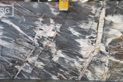 Midnight Crystal Polished Quartzite (approx 124x78) [Lot #484]