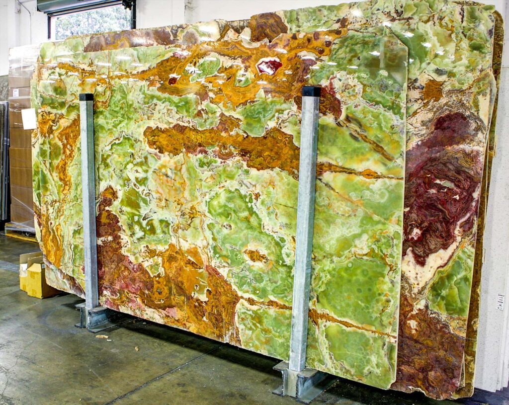 IRG stone surface in warehouse