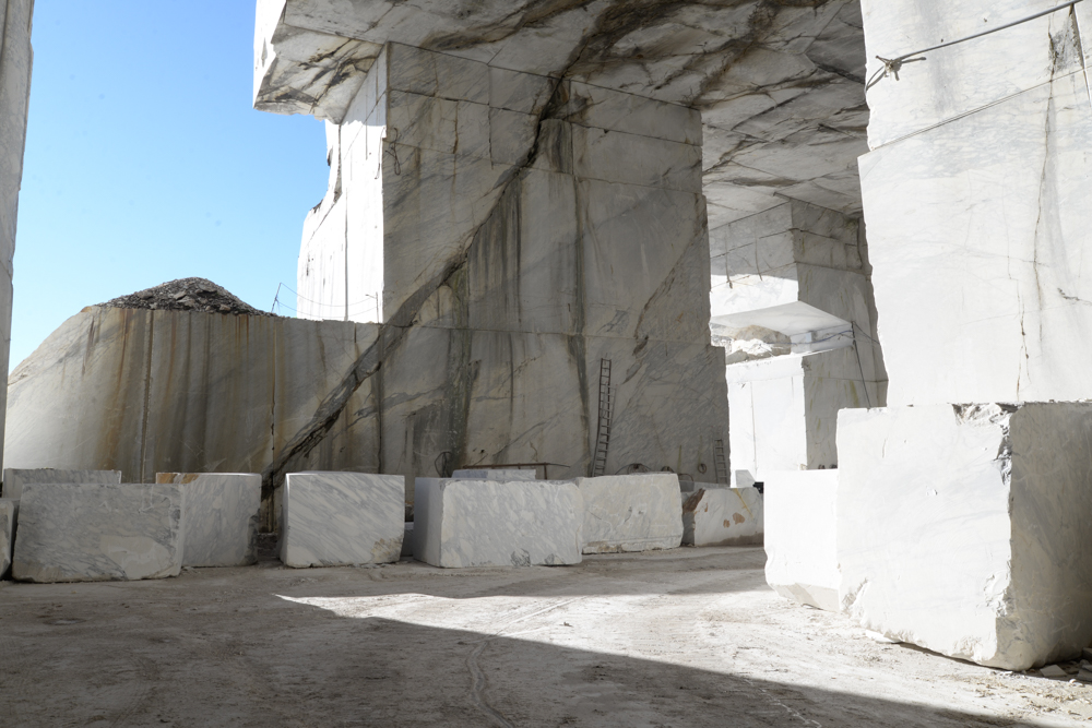 calacatta marble quarry in Carrara, Italy