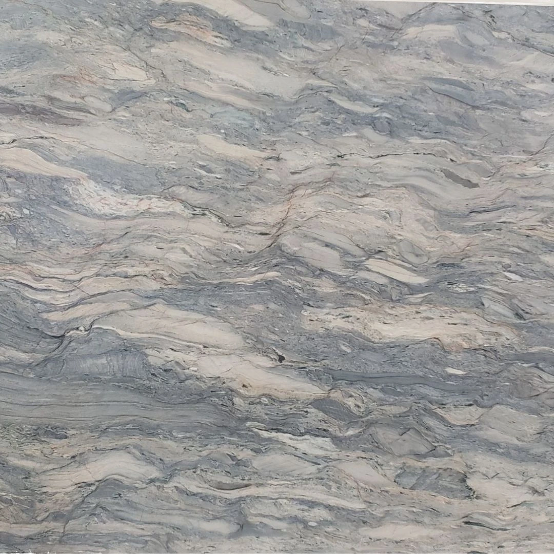 Calacatta Oro Deluxe honed marble slab with soft golden veining on a creamy white base, ideal for luxury kitchen islands and bathroom backsplashe